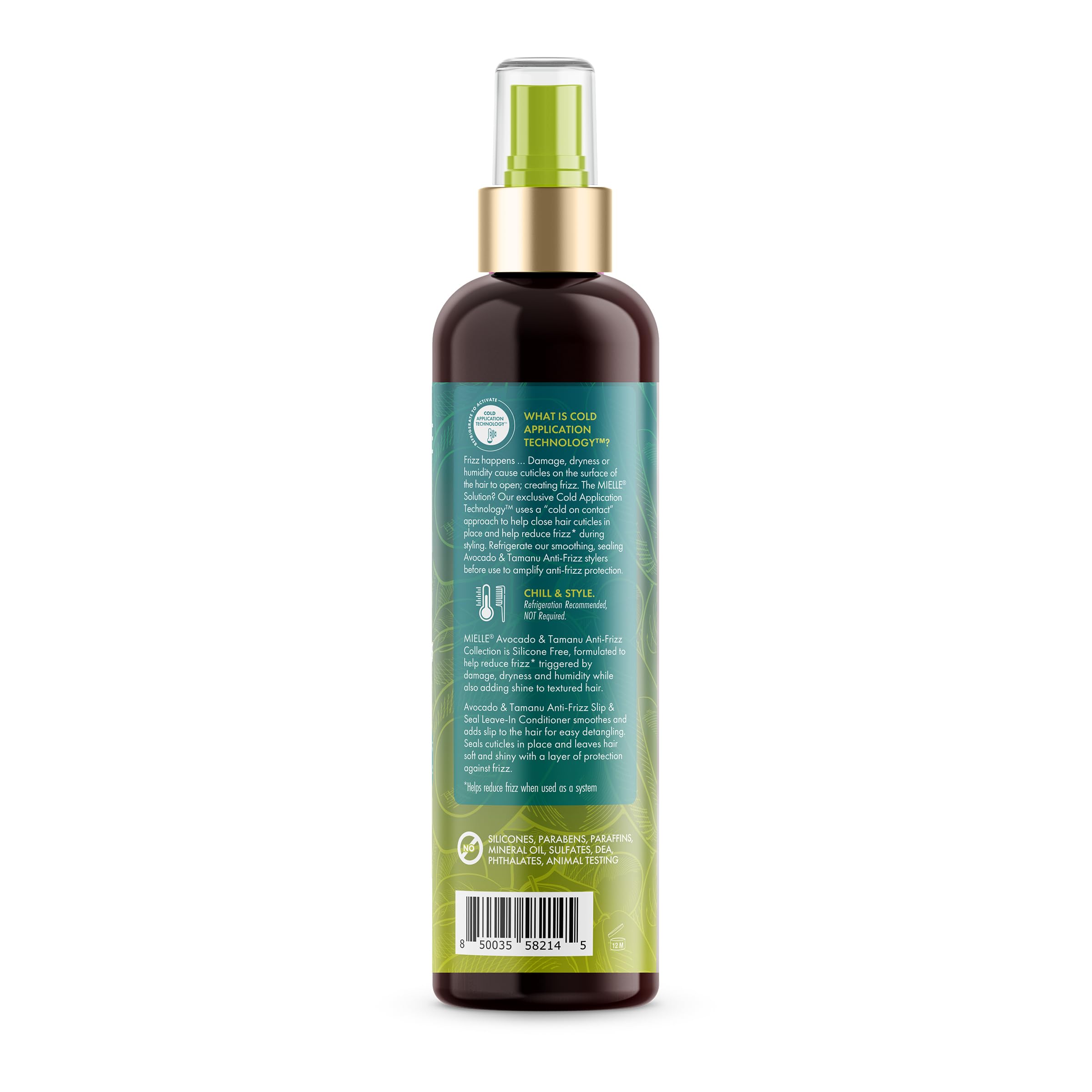 Mielle Organics Aguacate y Tamanu, cuidado del cuero cabelludo para sensación de confort.