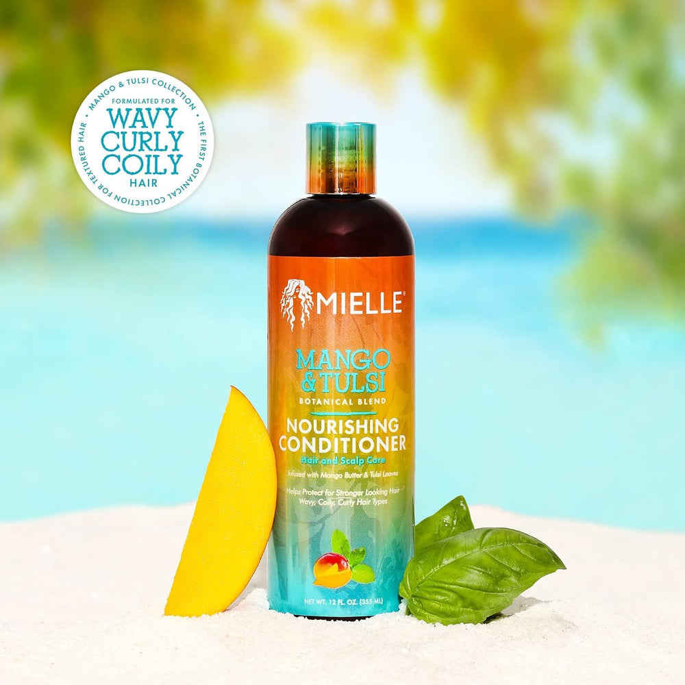 Mielle Organics Mango Tulsi conditioner hair ends nourishment for smoother hydrated ends