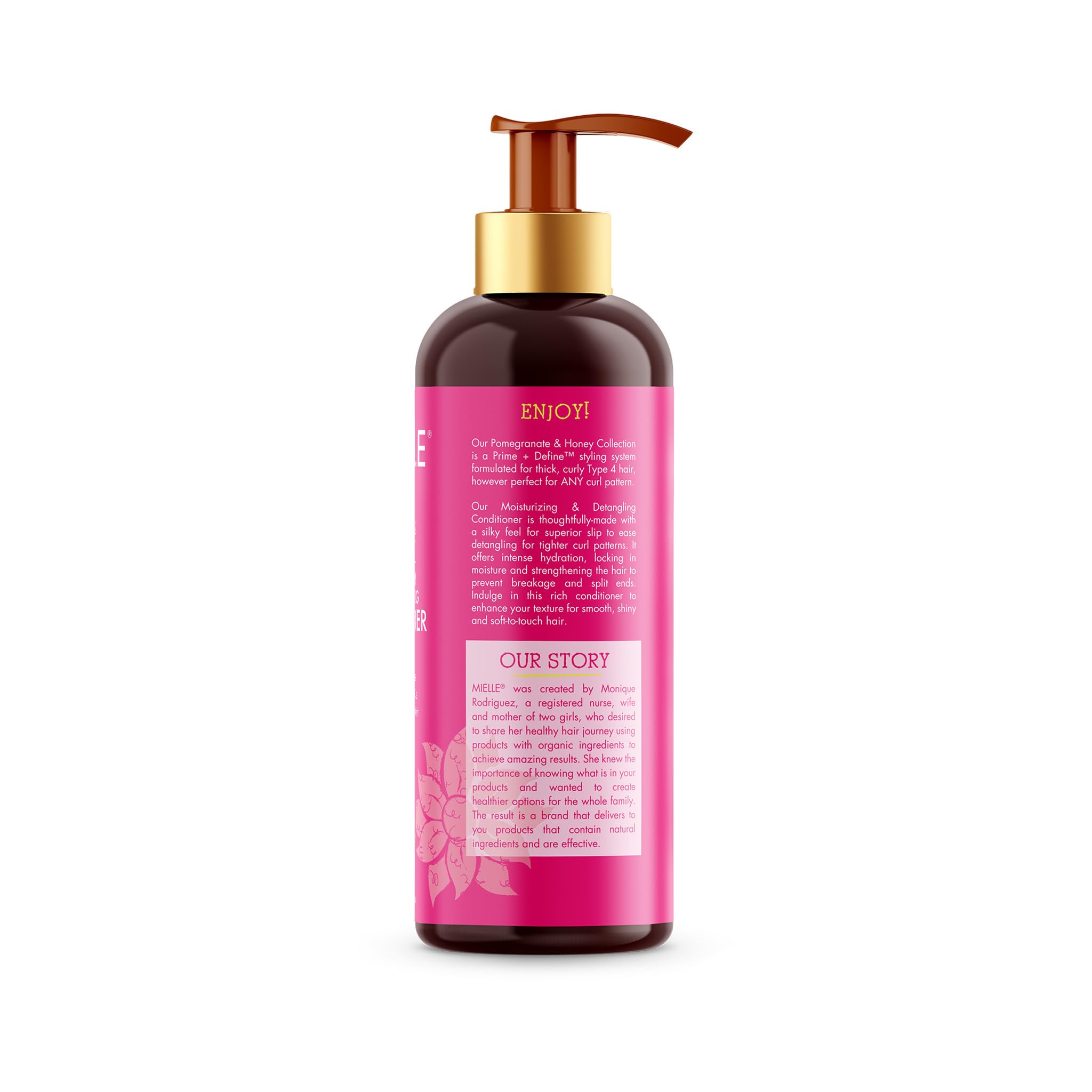 Product shown with leave-in conditioner to suggest complete curl routine