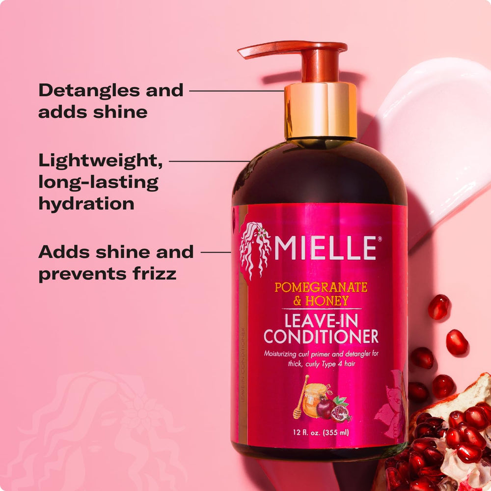Rizos brillantes gracias a Mielle Pomegranate Honey y frizz controlado