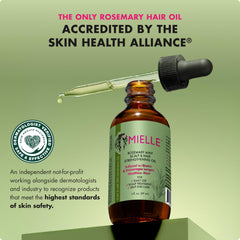 Mielle Organics applied to scalp demonstrating soothing stimulation and hydration