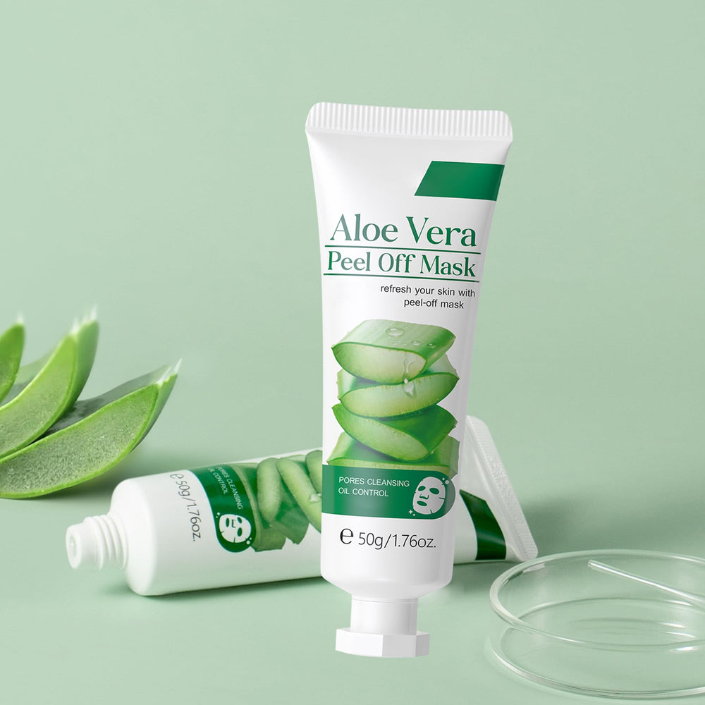 MIESCHER Aloe Vera Gel Mask dry-skin hydration shows visible softness.