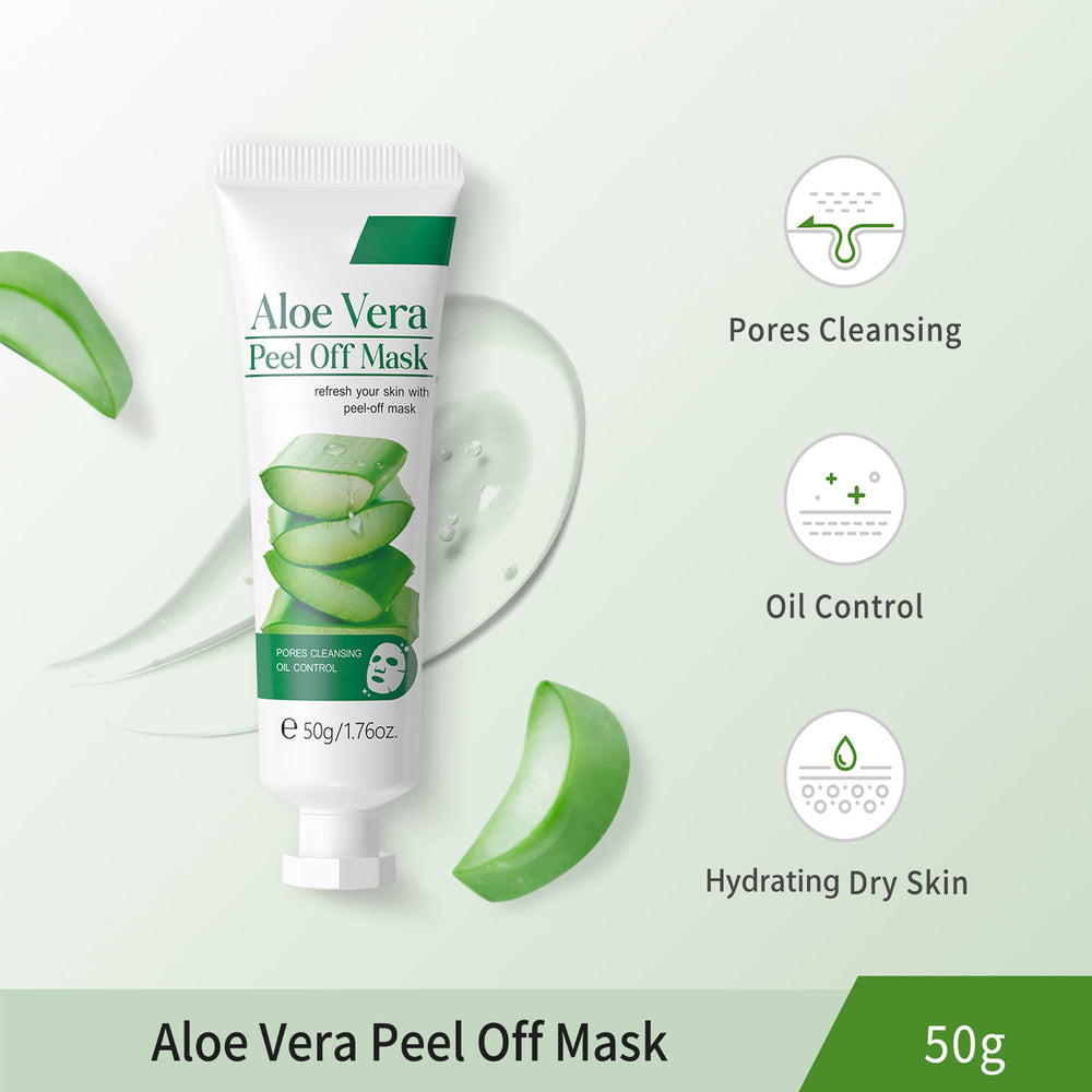MIESCHER Aloe Vera Gel Mask texture closeup highlights soothing aloe and cucumber benefits.