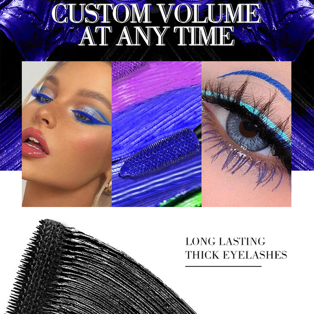 MIESCHER White Mascara curl-defining shot showing lifted lashes.