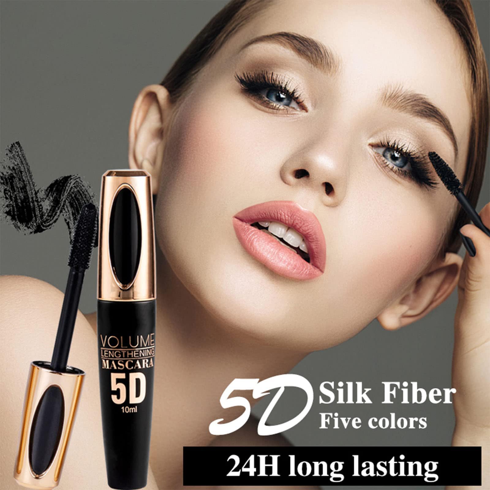 MIESCHER White Mascara volumizing look for bold stage-ready eyes.