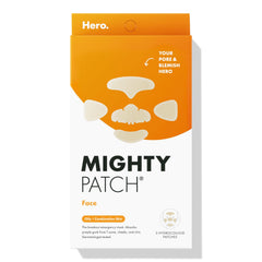 Mighty Patch Face XL forehead patch provides extended coverage overnight.