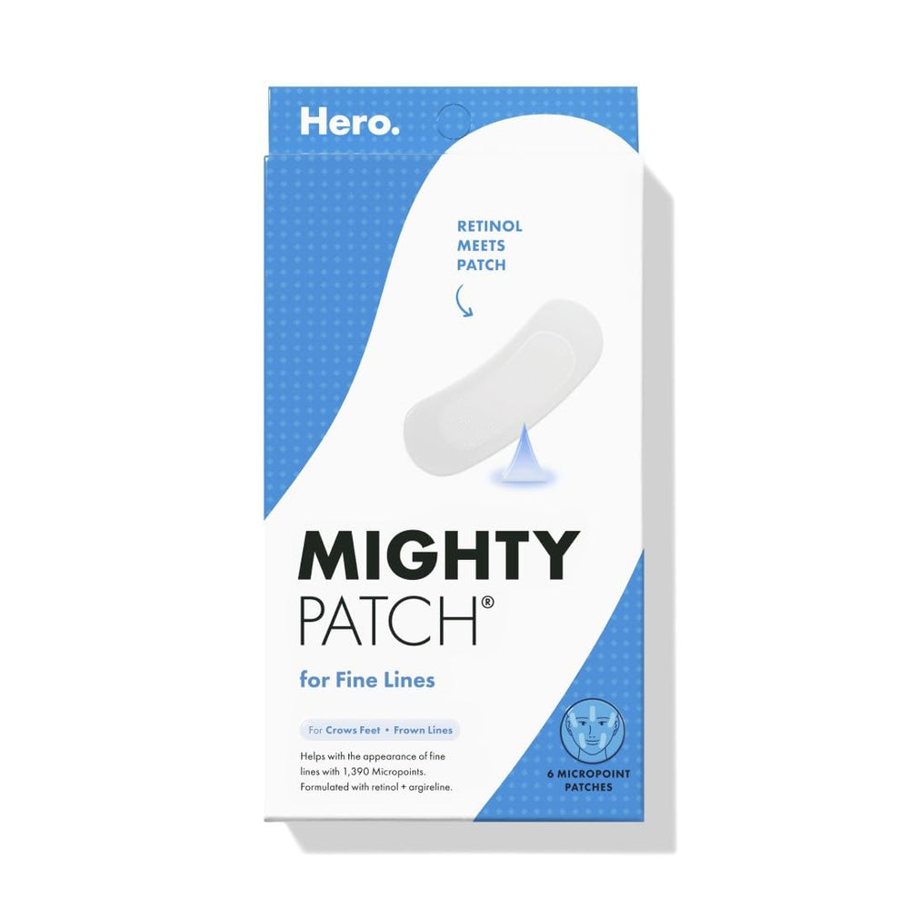 Mighty Patch fine lines curved design hugs contours to target crow's feet
