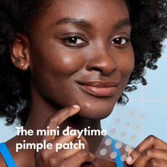 Mighty Patch Mini Invisible+ on skin demonstrates daytime discreet wear