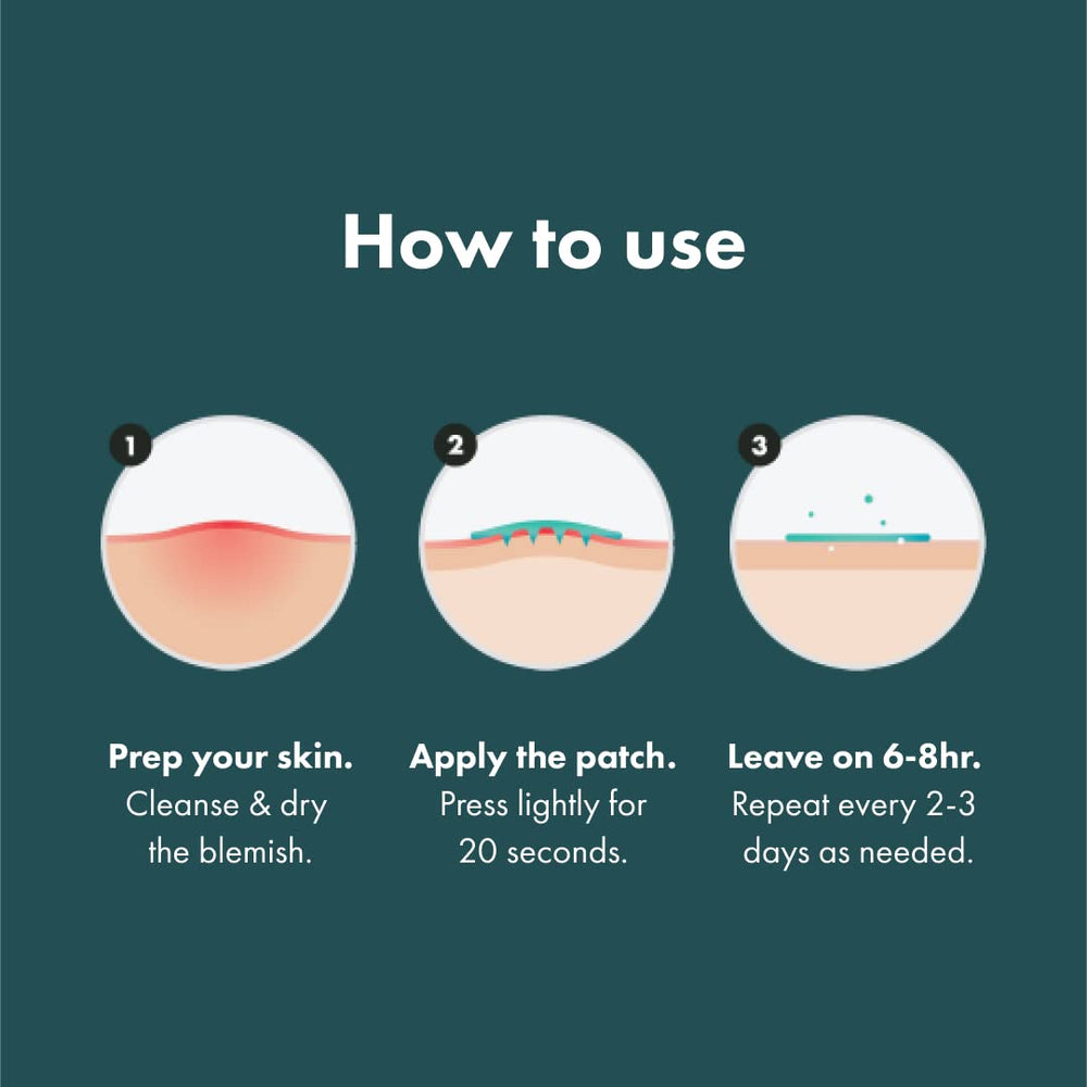 Mighty Patch with salicylic acid ingredient for blemish care.