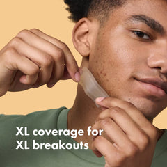 Mighty Patch Surface chest patch shields area while absorbing fluids for faster relief