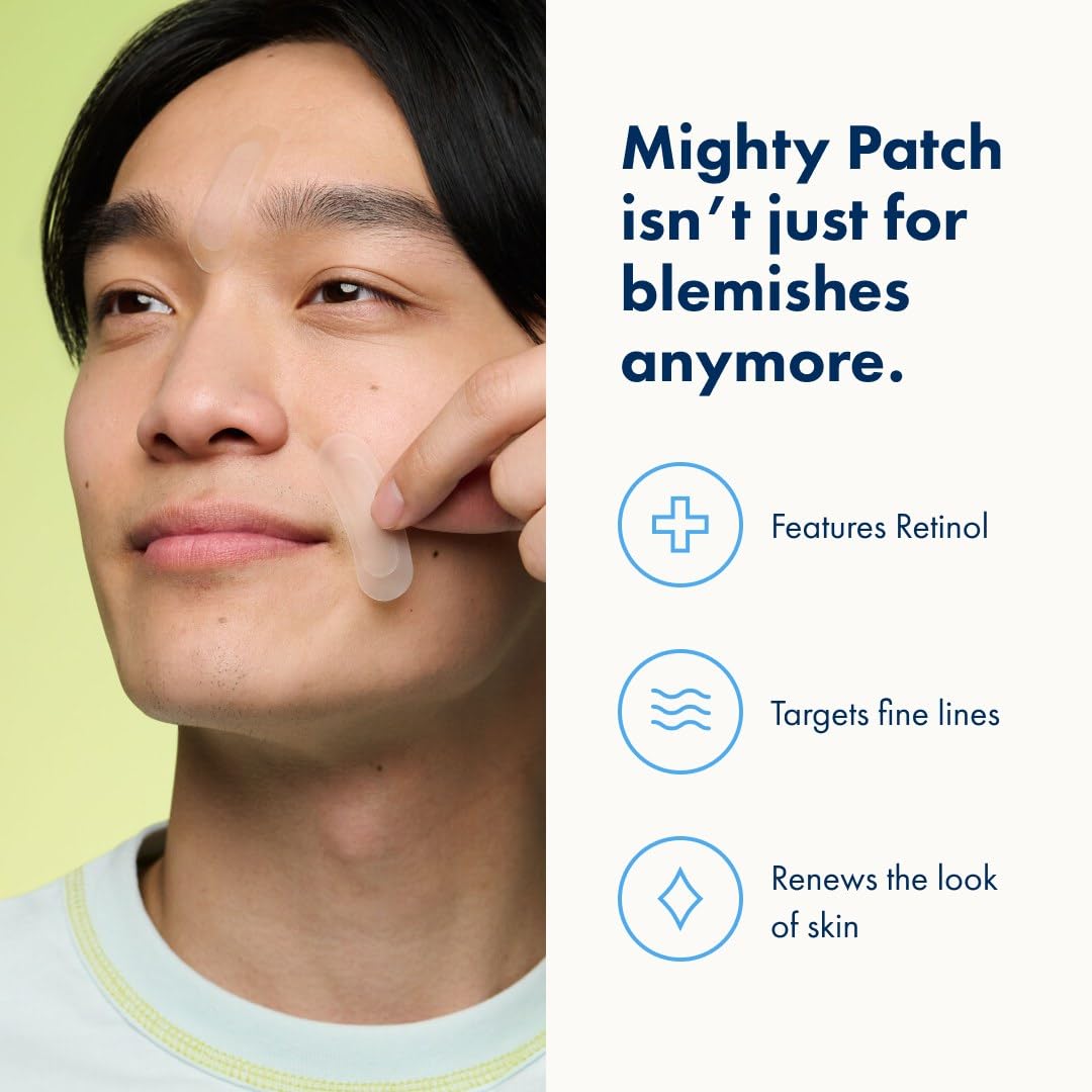 Mighty Patch thin flexible application hugs the skin for comfortable wear