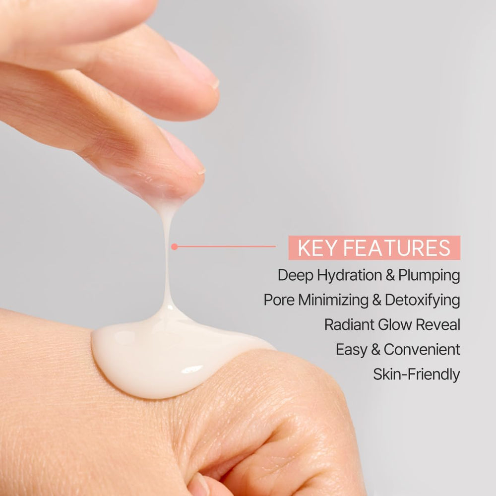 MIGUHARA Glow reveal after mask suggests radiant complexion