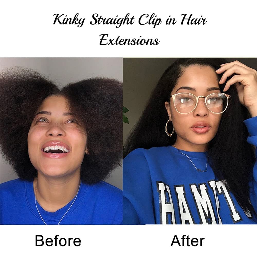 Mihugass clip-in extensions being applied easily without glue demonstrates quick styling.