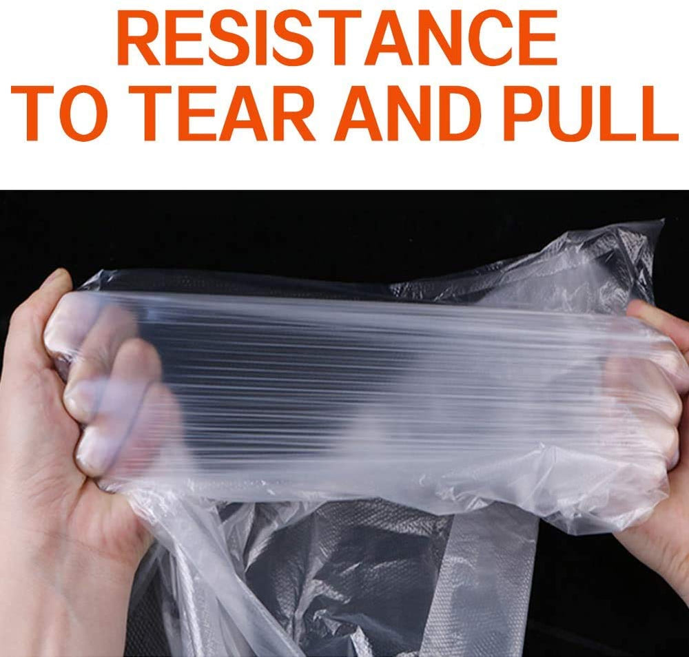 MIHUNTER disposable cape during dyeing session provides clean professional coverage.