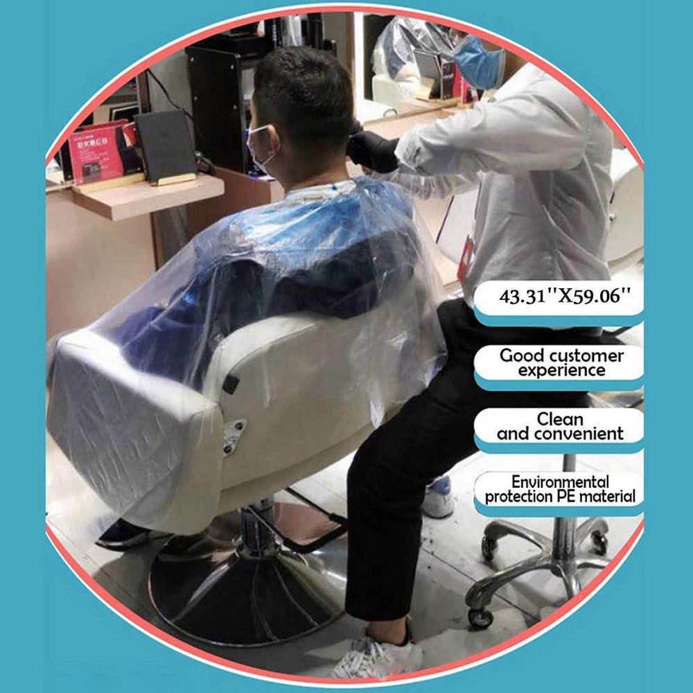 MIHUNTER cape fabric is waterproof and lightweight for long styling sessions.