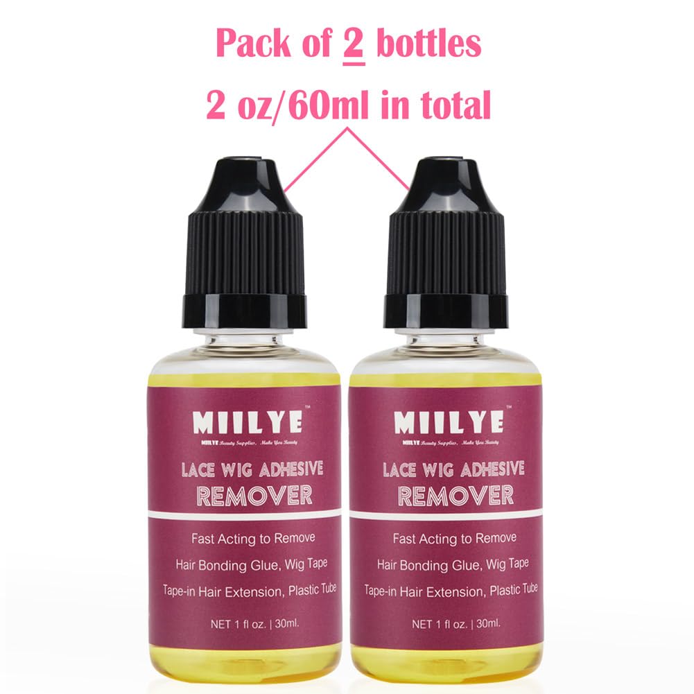 MIILYE skin-safe adhesive remover scent, citrus hint for comfortable use