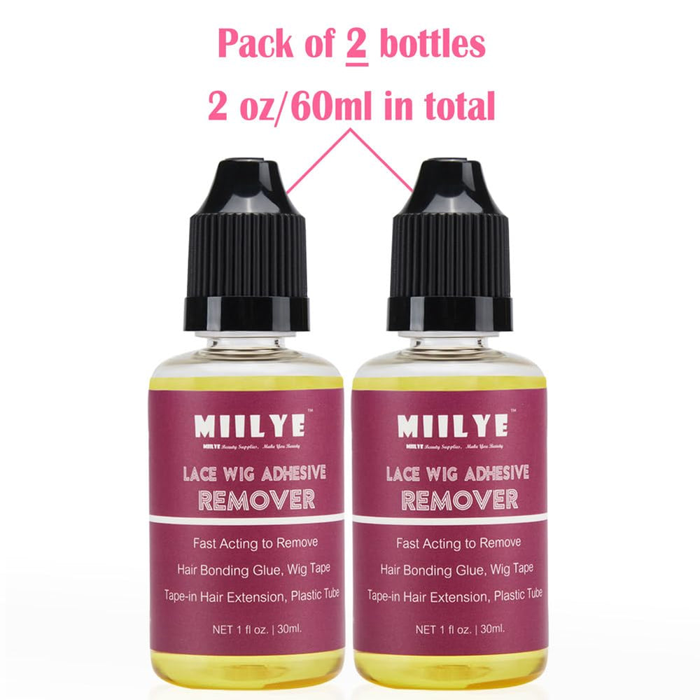 MIILYE skin-safe adhesive remover scent, citrus hint for comfortable use