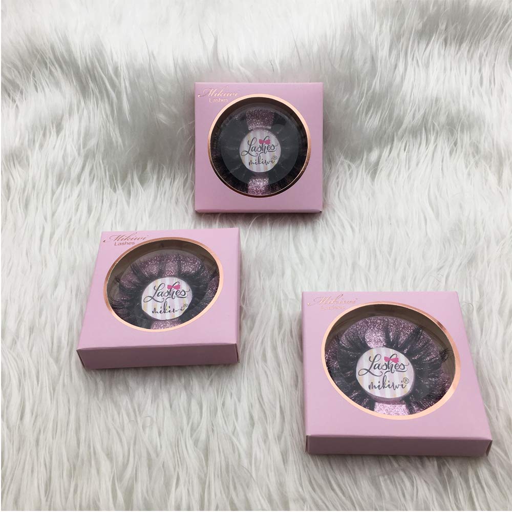 Mikiwi 20mm 3D mink lashes D384-3 suitable for photo shoots and events