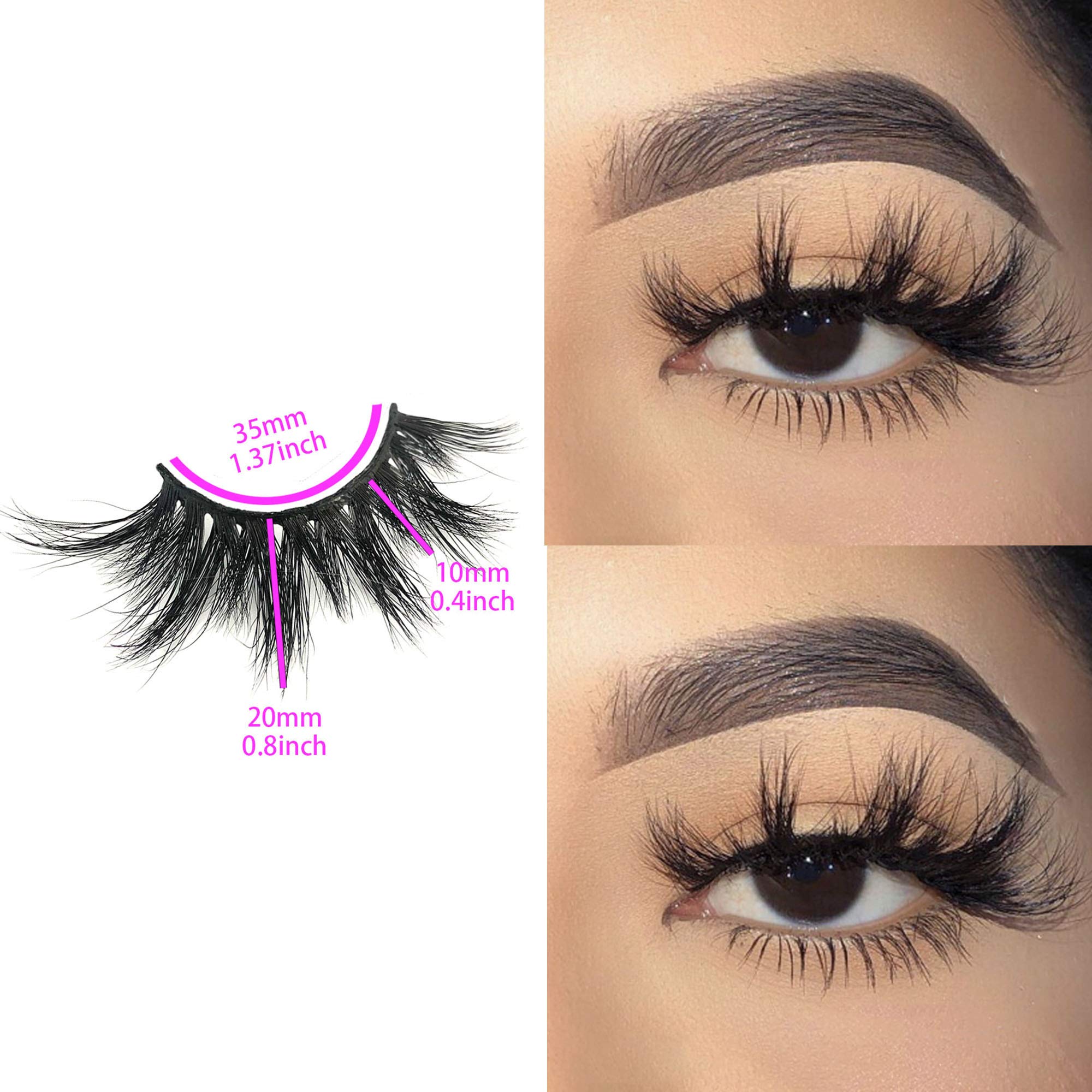 Mikiwi cruelty-free lashes D384-3 packaging photo for ethical beauty choice