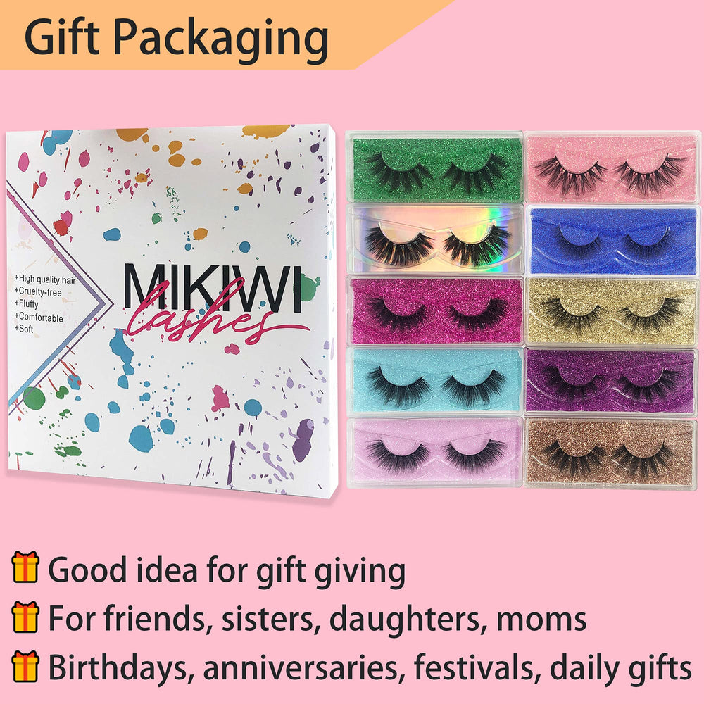 MIKIWI 5D lashes reusable up to 5-15 times in daily routine