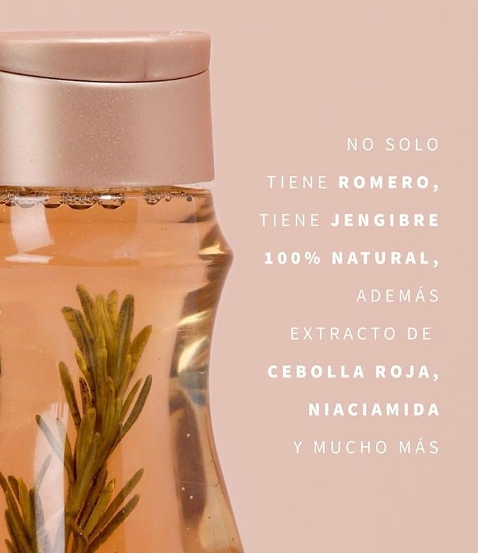 Milagros Herbal Shampoo drops on scalp cueing growth-supportive application.