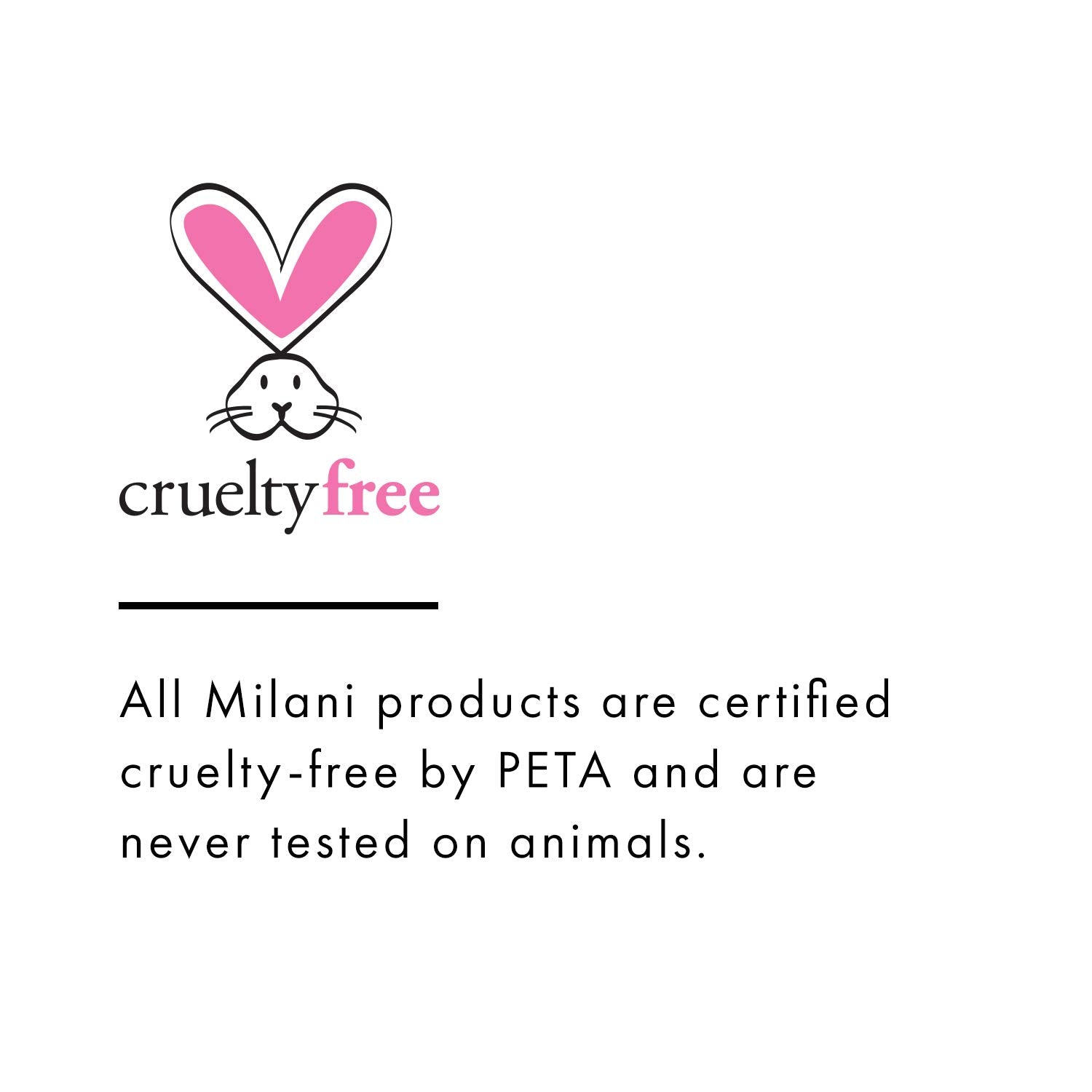 Milani Amore Satin Matte Lip Crème cruelty-free branding on packaging