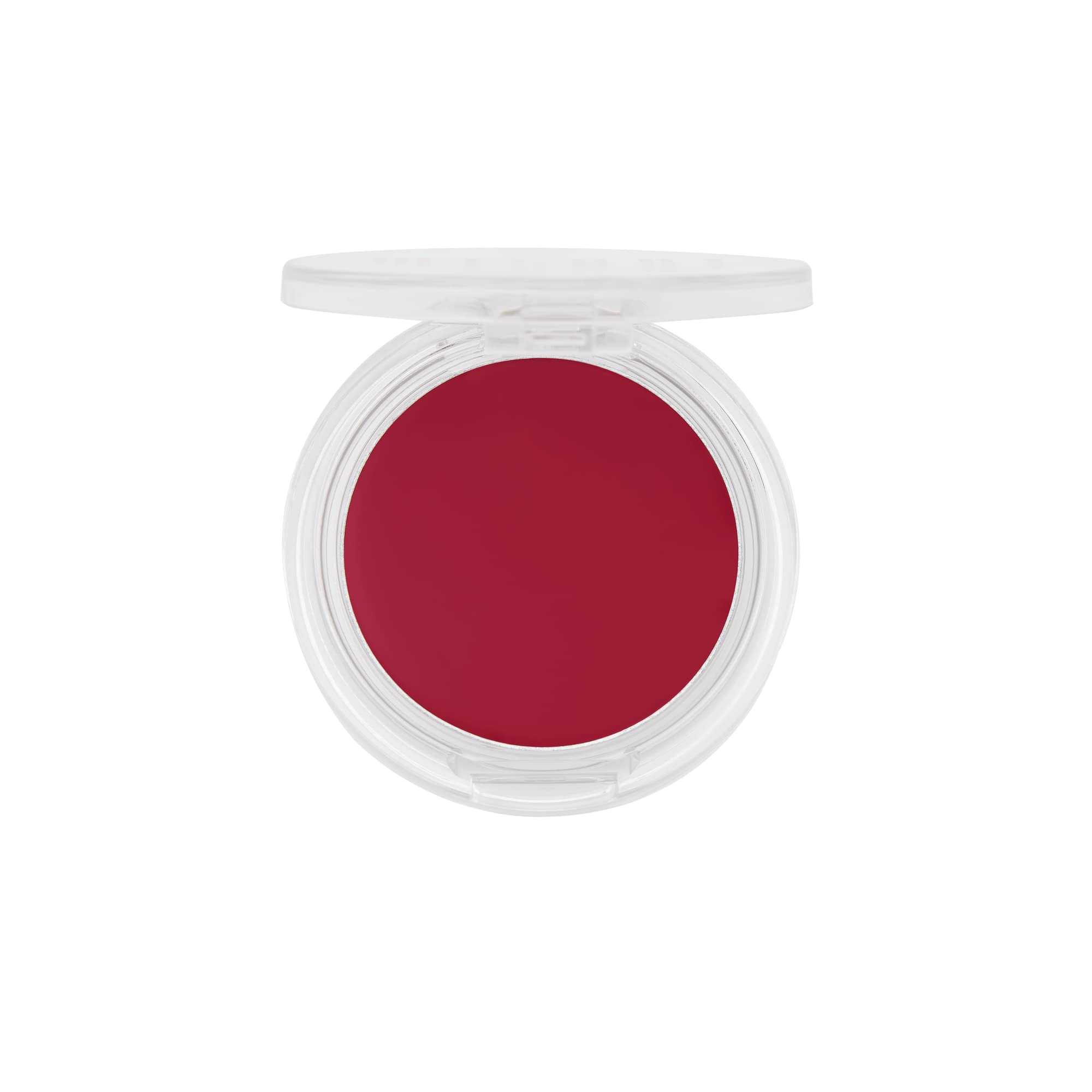Milani Blush Merlot apply cheek shows easy blending for a natural flush.