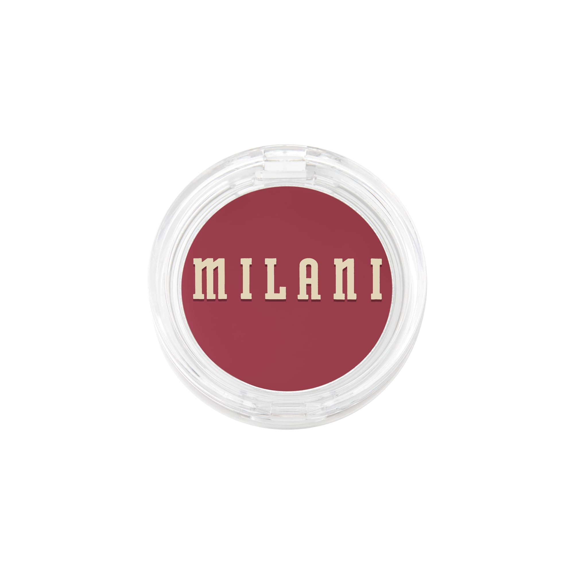 Milani Blush Merlot dewy finish image captures luminous, natural-looking radiance.