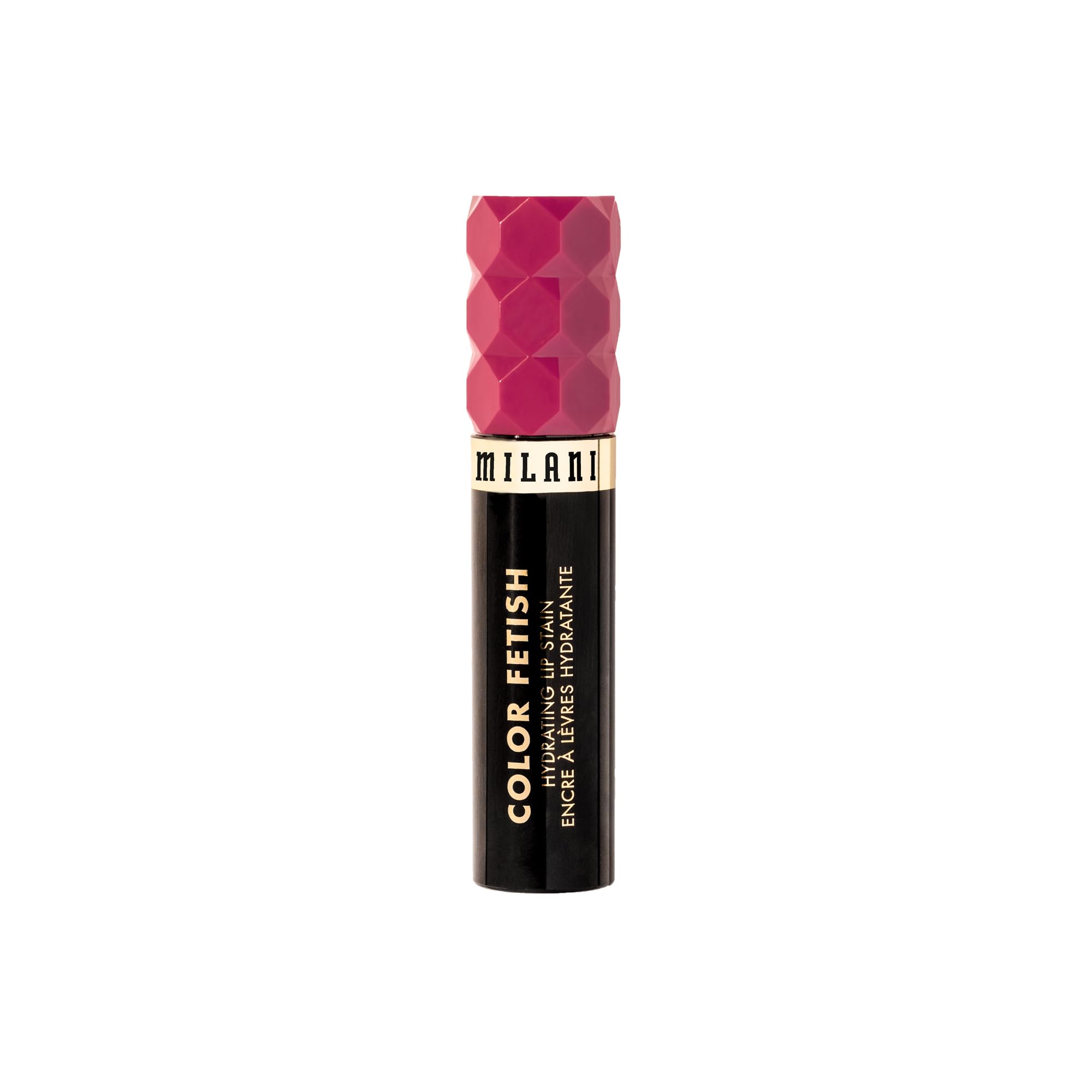 Milani Color Fetish Lip Stain 140 Pink About It doe-foot applicator for precise, controlled application