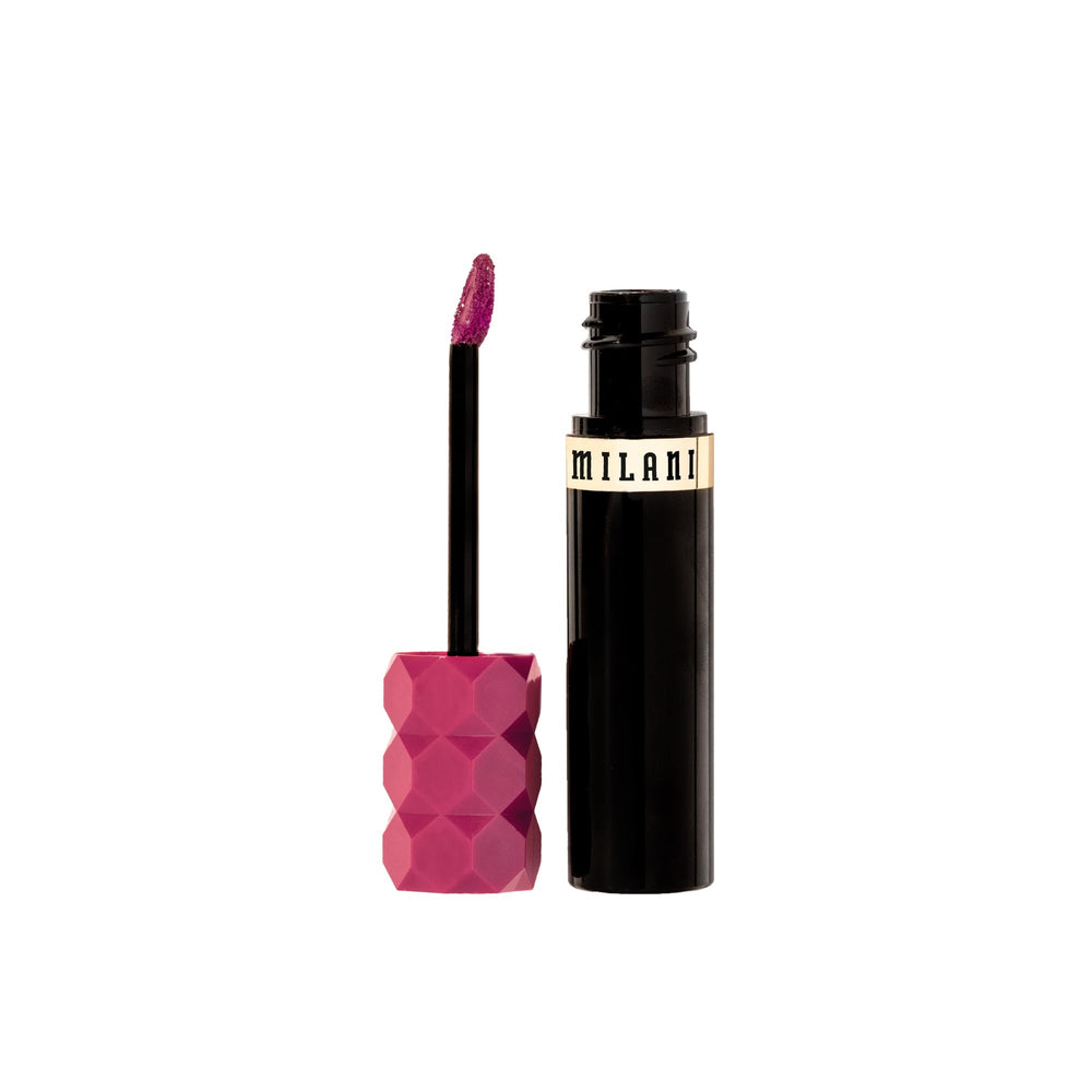 Milani Color Fetish Lip Stain-150 That's Fine Hyaluronic Acid and Squalane hydration close-up