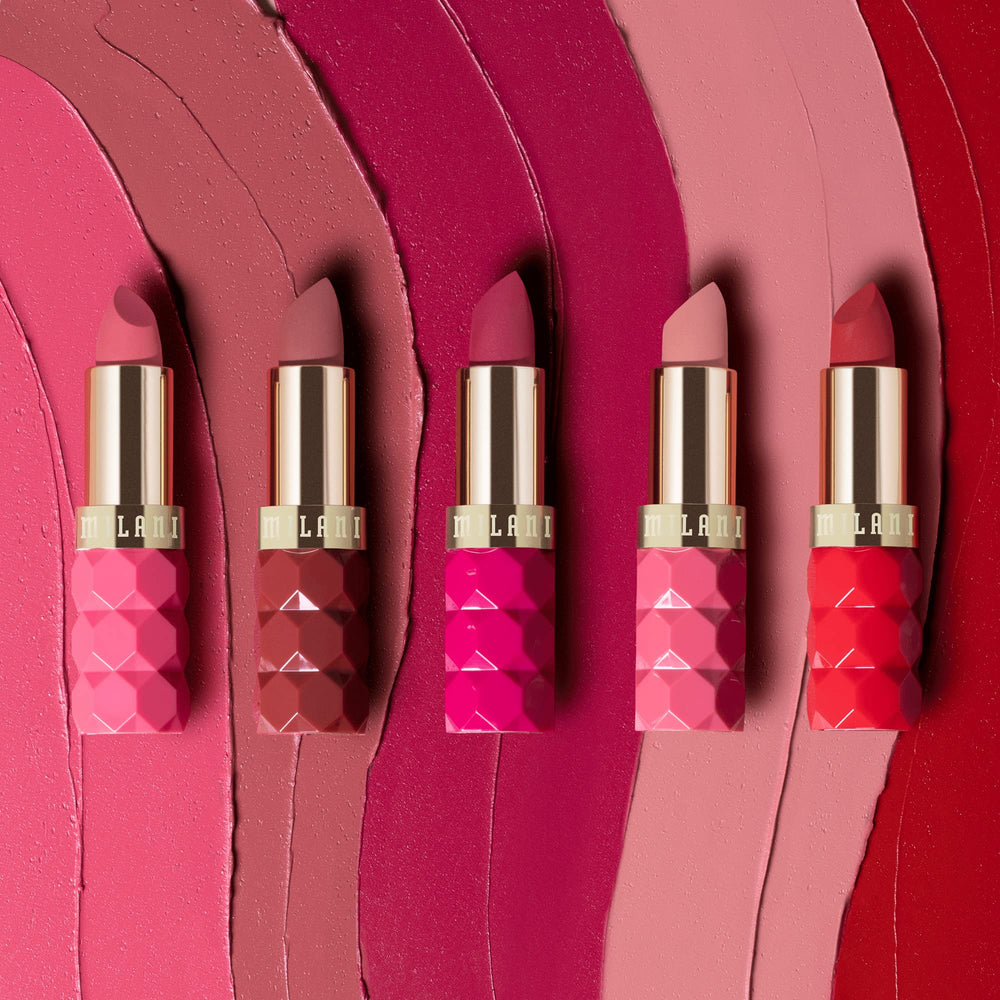 Milani Color Fetish Blossom wear test on lips during daylight