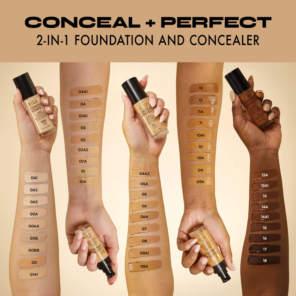 Milani Conceal + Perfect application tips with brush