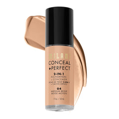 Milani Conceal + Perfect bottle with pump for easy 2-in-1 coverage