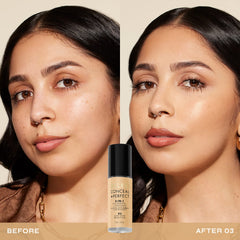 Milani Conceal Perfect Under-eye coverage swatch for smooth look.