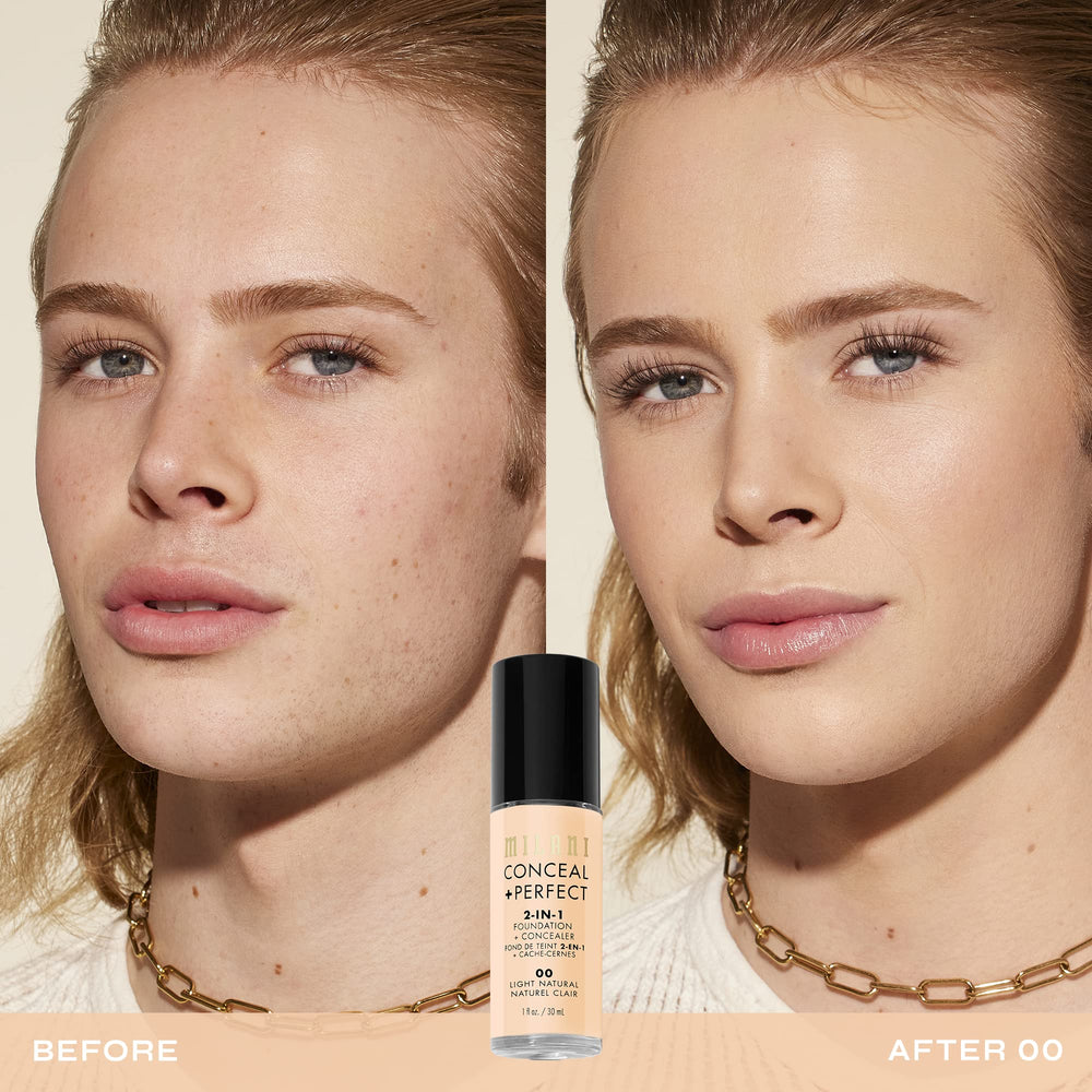 Creamy Milani Conceal + Perfect texture blends for seamless coverage