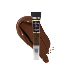Milani Conceal + Perfect Liquid Contour Cocoa bottle showing buildable definition