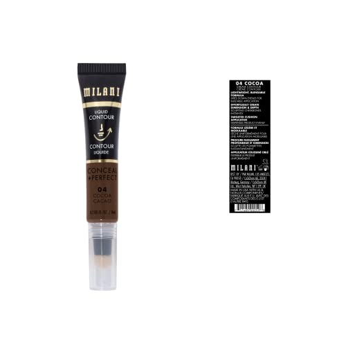 Milani Conceal + Perfect Liquid Contour Cocoa cushion-applicator for precise application