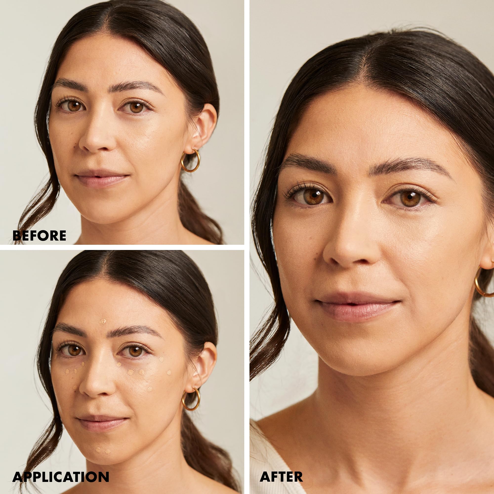 Milani Conceal + Perfect cream texture closeup conveys smooth glide for undetectable finish