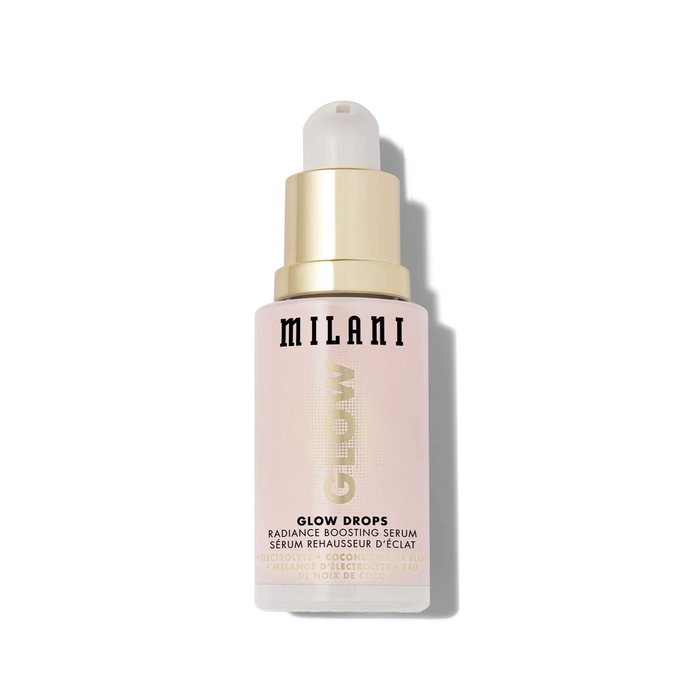 Milani Glow Drops coconut-juice ingredients highlight hydration and dewy finish