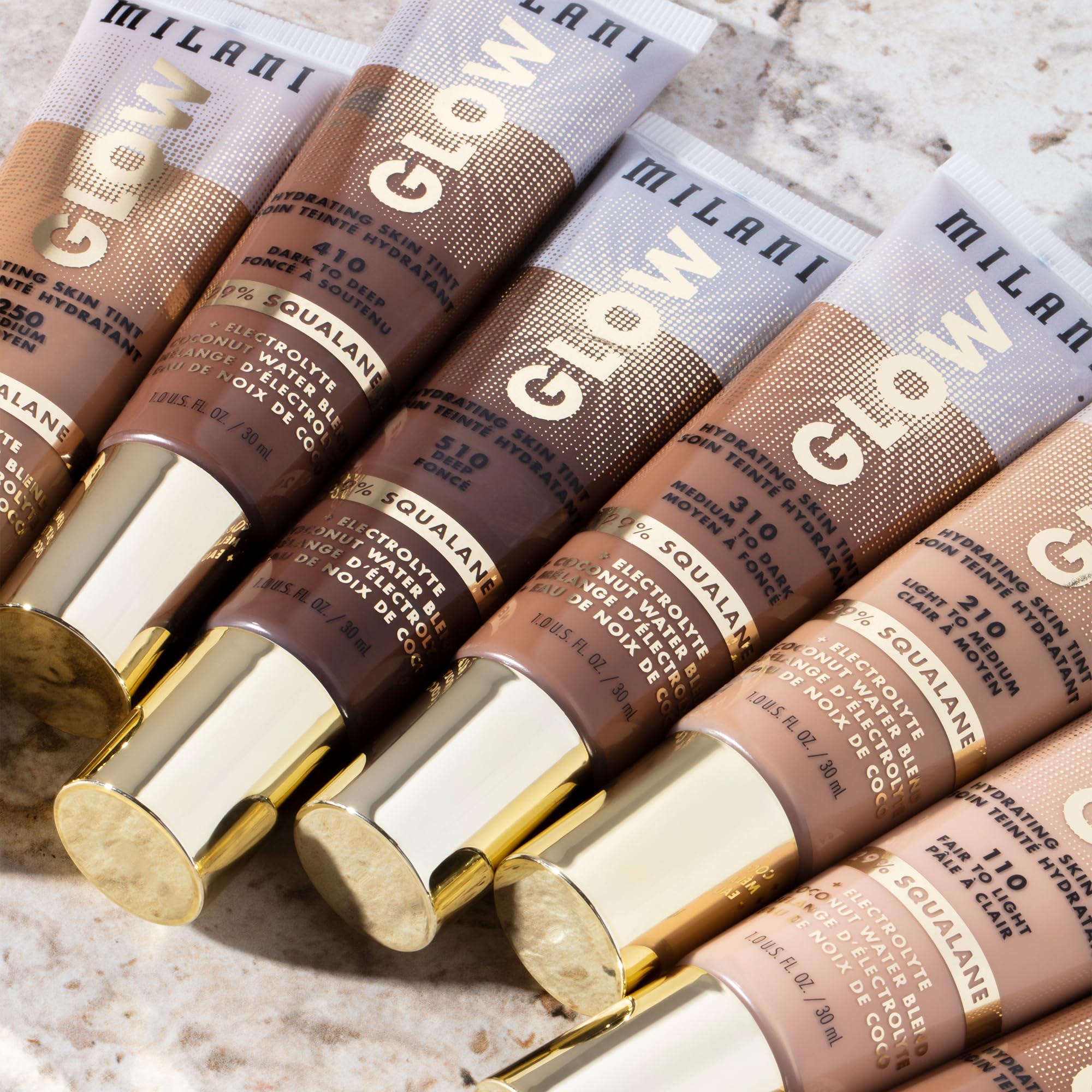 Milani Glow Hydrating Skin Tint cruelty-free logo on packaging