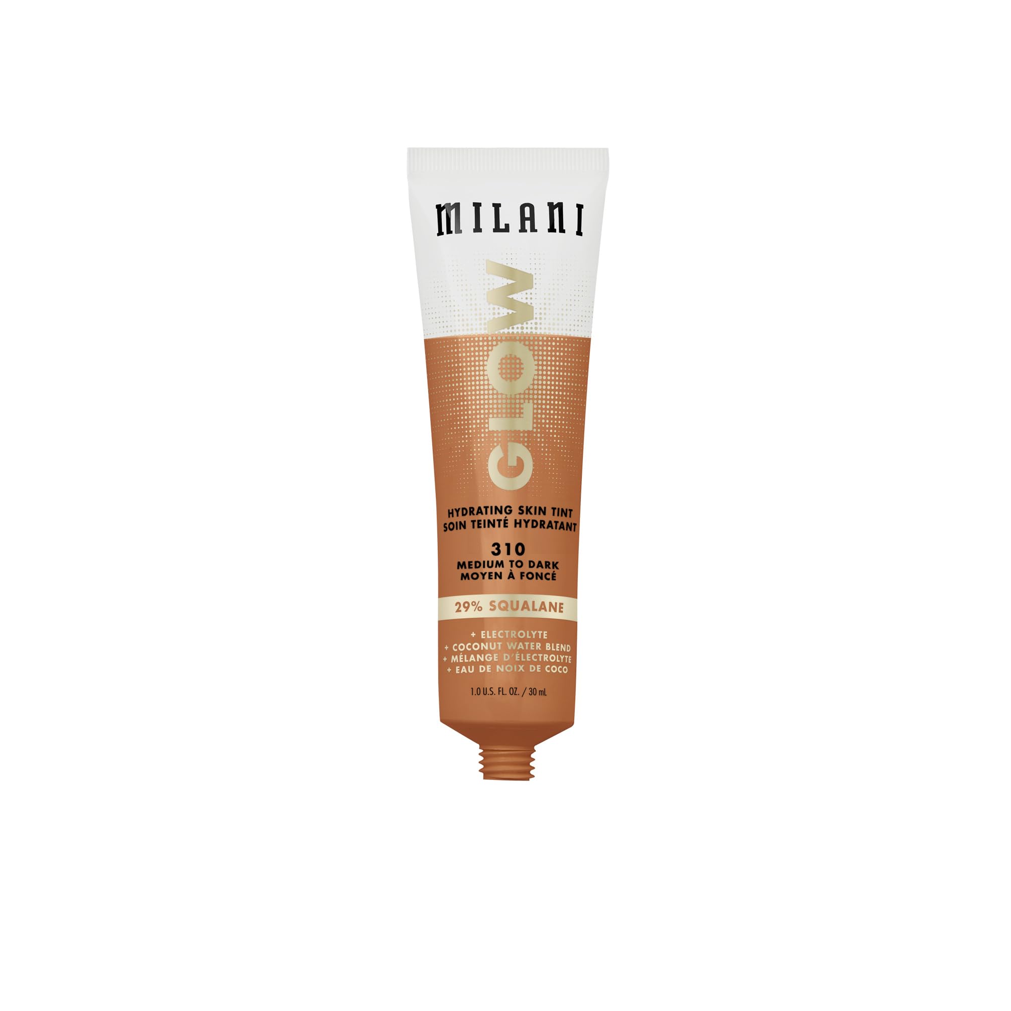 Milani Glow Hydrating Skin Tint compact display for on-the-go touch-ups