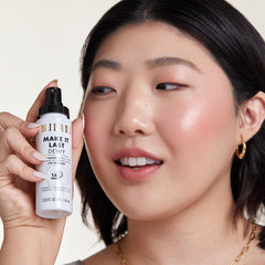 Milani Make It Dewy hydration glow emphasizes skin moisture and soft luminescence