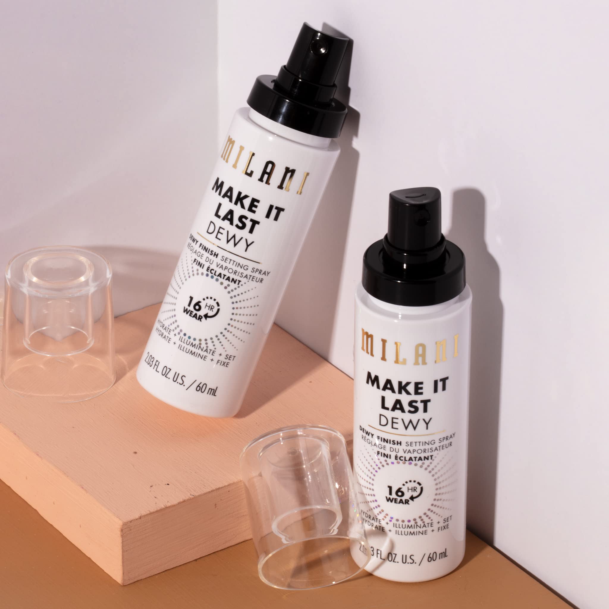 Milani Make It Dewy under makeup demonstrates priming and lightweight hydration for a smooth base