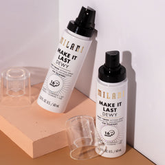 Milani Make It Dewy under makeup demonstrates priming and lightweight hydration for a smooth base