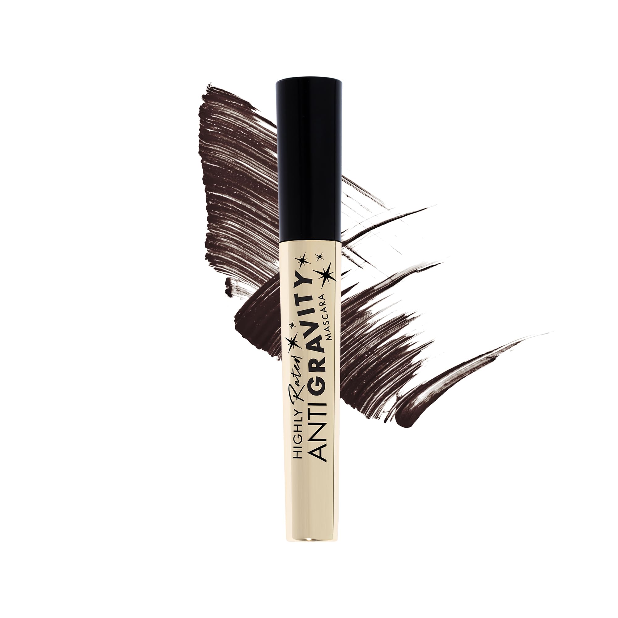 Milani Mascara application shot shows clump-free, smooth formula on lashes.