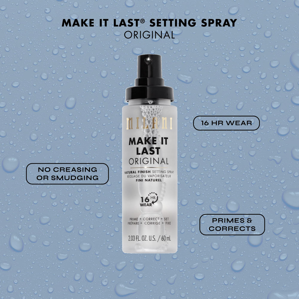 Milani Niacinamide hydration close-up highlights skin glow and moisture.