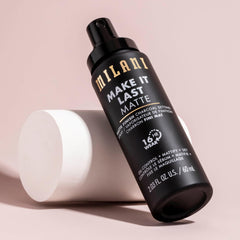 Milani on-skin use demonstrates matte finish and oil control.