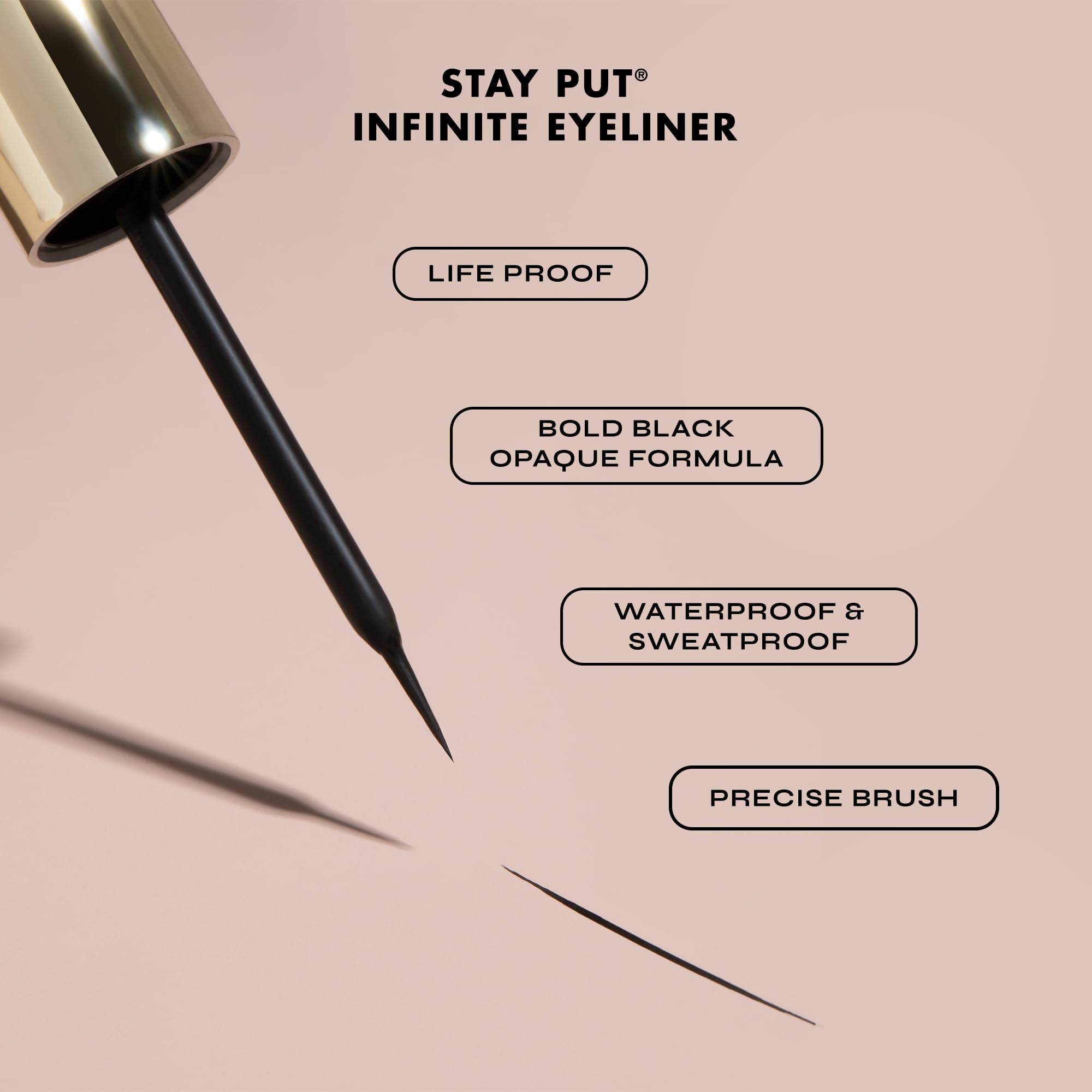Milani Stay Put Infinite Eyeliner sweat-proof wear during workouts