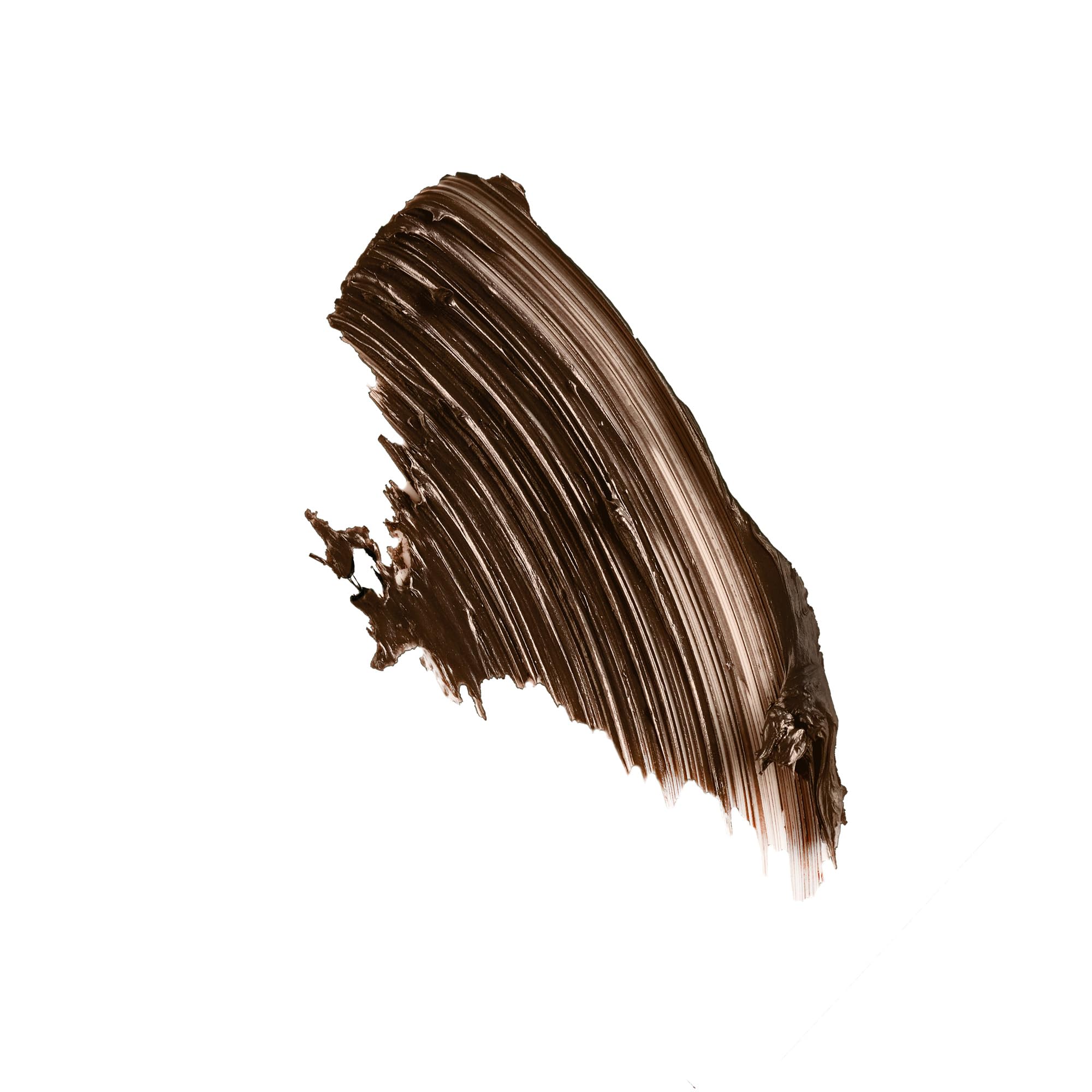 Milani Tubing Mascara brown lashes end-result closeup with lift