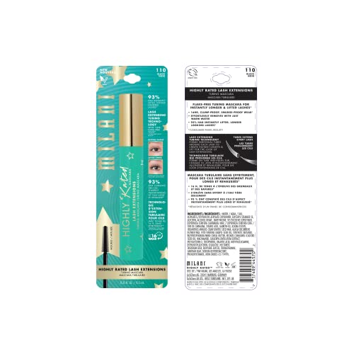 Milani Tubing Mascara wand close-up showing precise application.